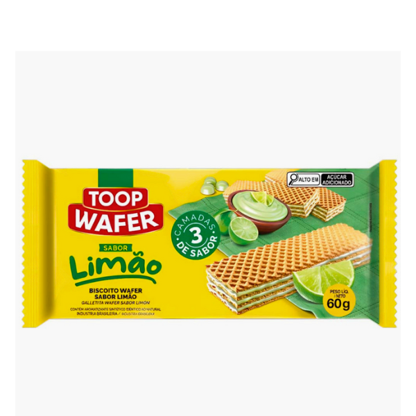 BISC TOOP WAFER LIMÃO 60GR