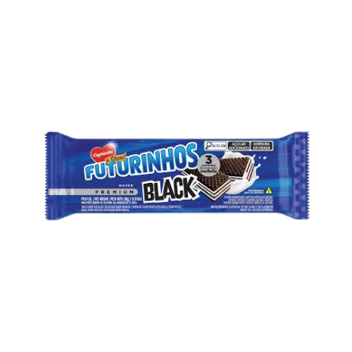 BISCOITO FUTURINHOS WAFER BLACK 28G