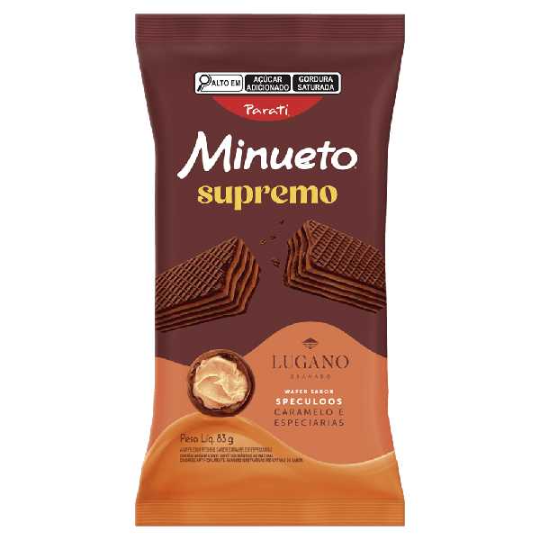 BISC MINUETO WAFER SUP CARAM ESPEC 83GR
