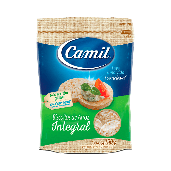 BISC CAMIL 150G ARROZ INTEGRAL