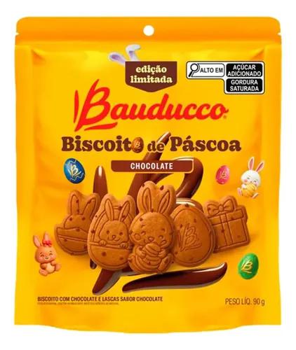BISCOITO BAUDUCCO PASCOA CHOCOLATE  90G