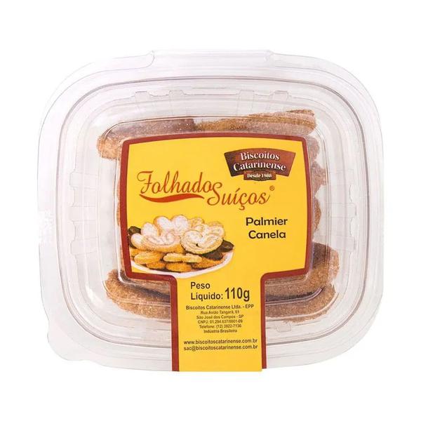 BISCOITO CATARINENCE PALMIER CANELA 110G