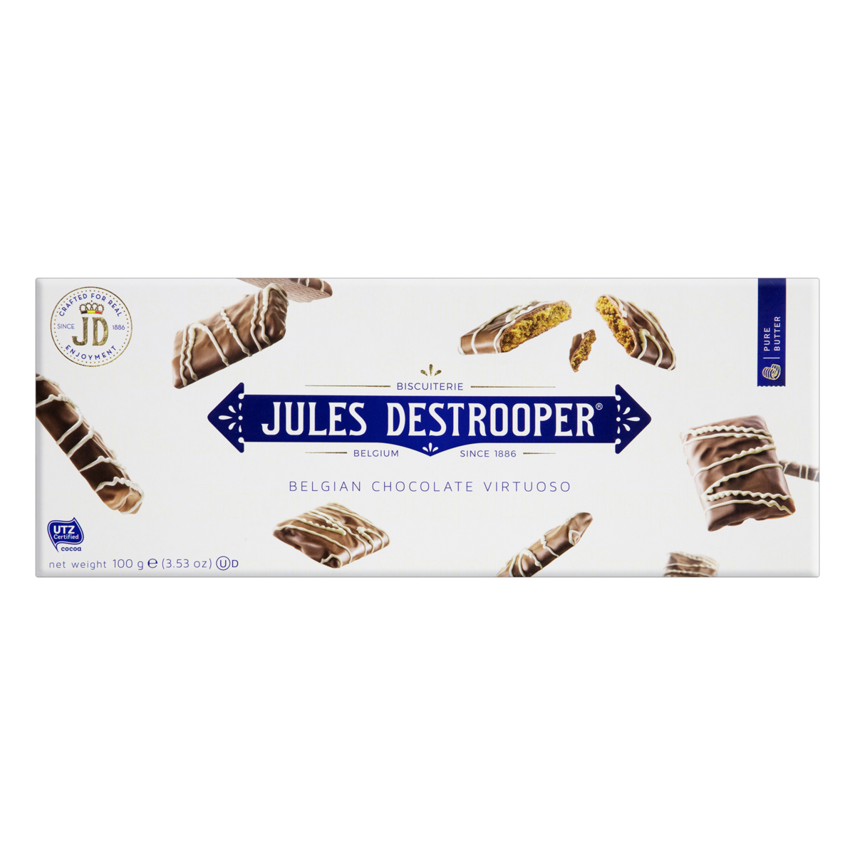 Biscoito Belga 100g Chocolate Virtuoso