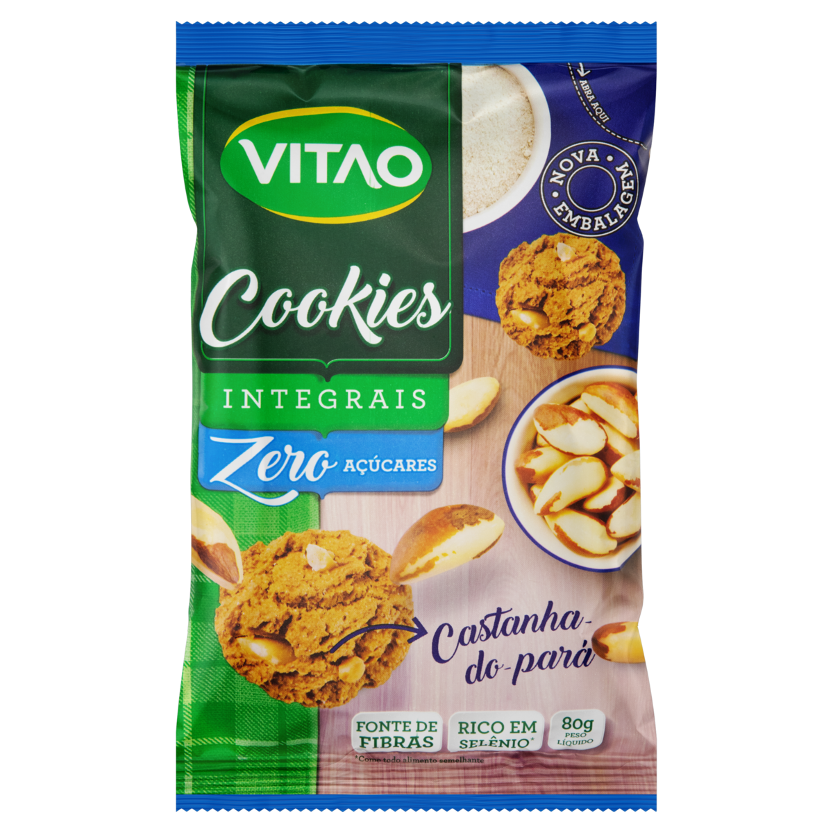 COOK 80G ZERO CASTANHA DO  PARA