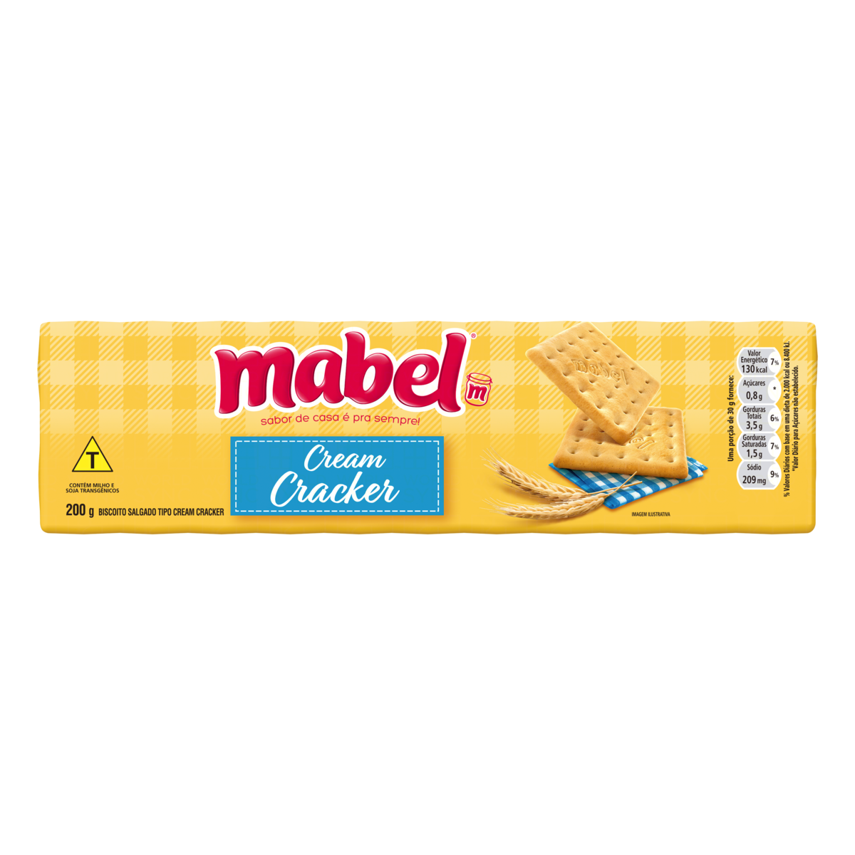BISCOITO MABEL CRACKER 200G
