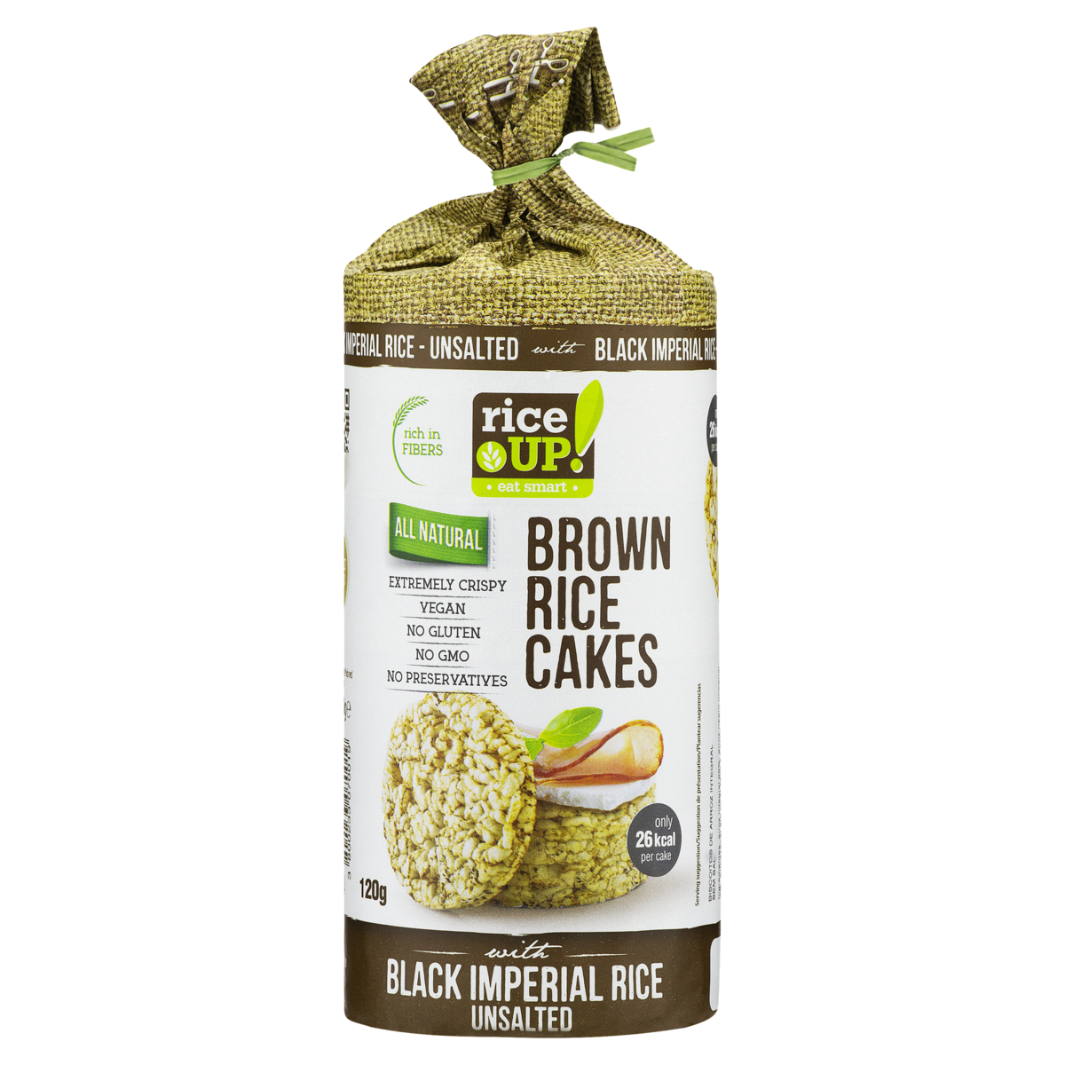 BISC RICE UP ARROZ DE CEREAIS S/ SAL 120