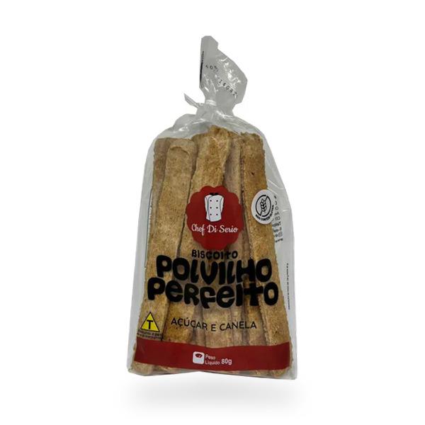 BISCOITO DE POLVILHO AÇÚCAR E CANELA 80G CHEF DI SERIO