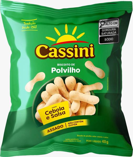BISC POLVILHO CASSINI 40G CEBOLA E SALSA