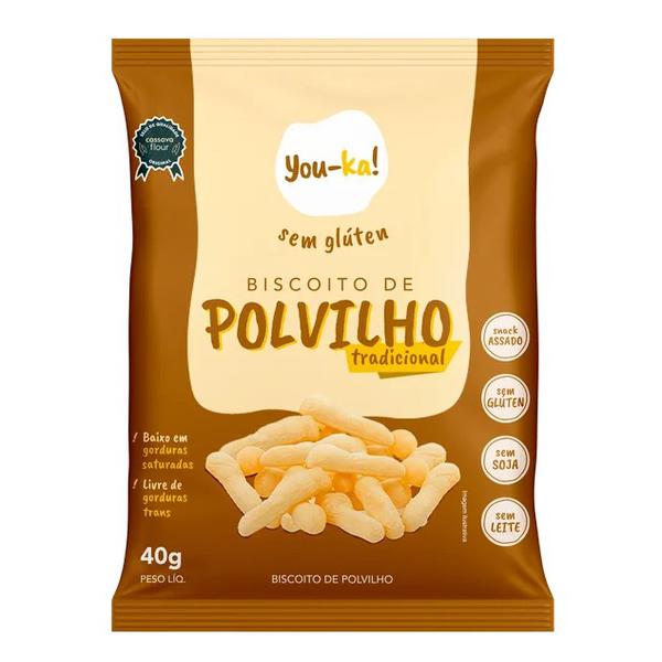 BISCOITO DE POLVILHO TRADICIONAL 40G YOUKA