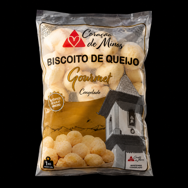 PAO DE QUEIJO CORACAO DE MINAS 1KG GOURMET