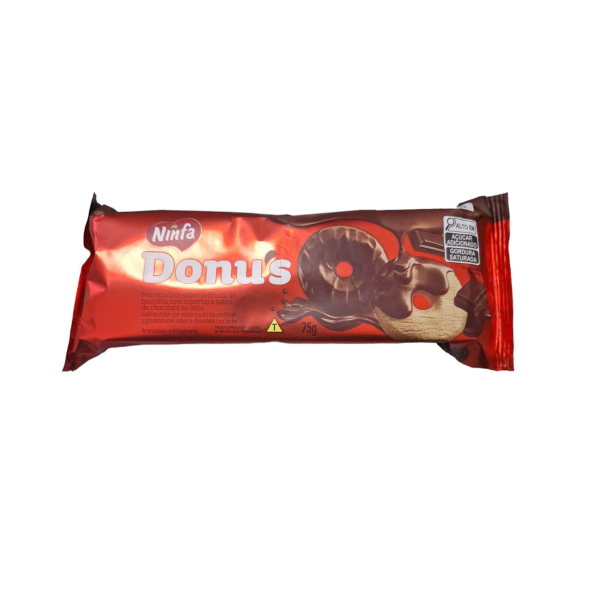 BISCOITO NINFA DONUS CHOCOLATE 75G