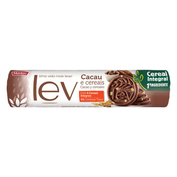 BISCOITO MARILAN LEV CACAU E CEREAIS 150