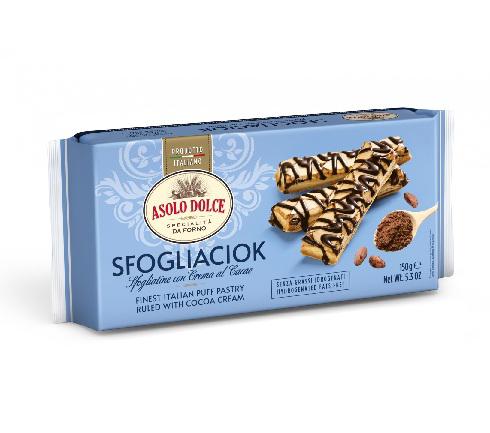 Biscoito Folhado C/Cobertura Asolo 150g