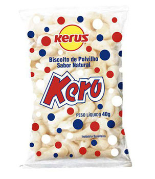 BISCOITO DE POLVILHO KERUS QUEIJO 40G
