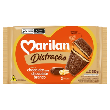 BISC DOCE MARILAN DISTRACAO 280G CHOC BRANCO