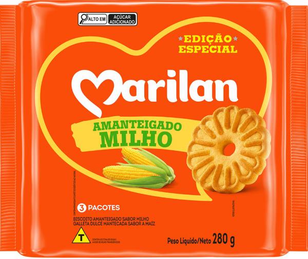 BISCOITO MARILAN AMANTEIGADO MILHO 280G