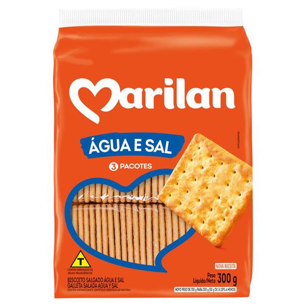 BISCOITO MARILAN AGUA E SAL 300G