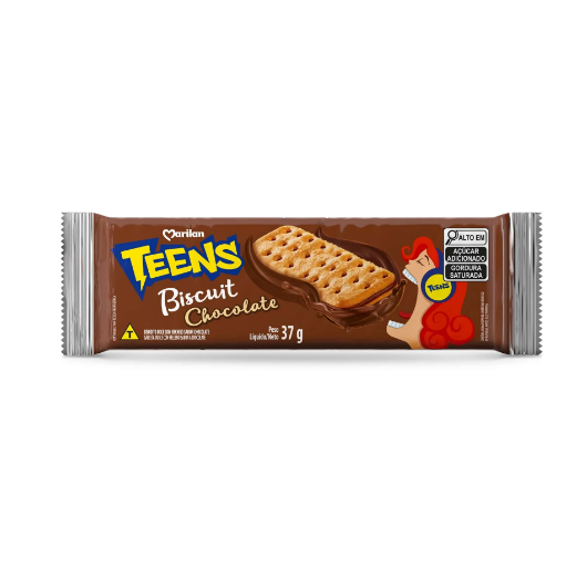 BISC. MARILAN TEENS RECH CHOCOLATE 37GR 1X14X37GR QTD. 1.00 DP