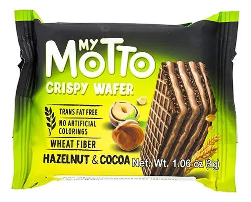BISC WAFER MY MOTTO CACAU/AVELA 30G