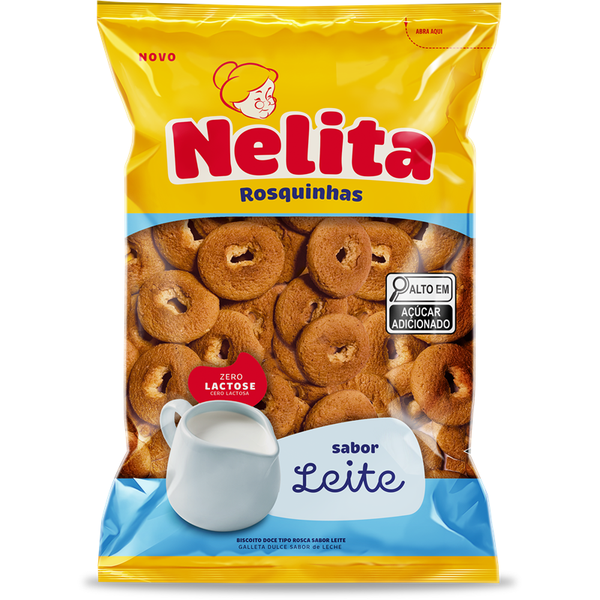 Bisc Rosq Nelita 500g Leite