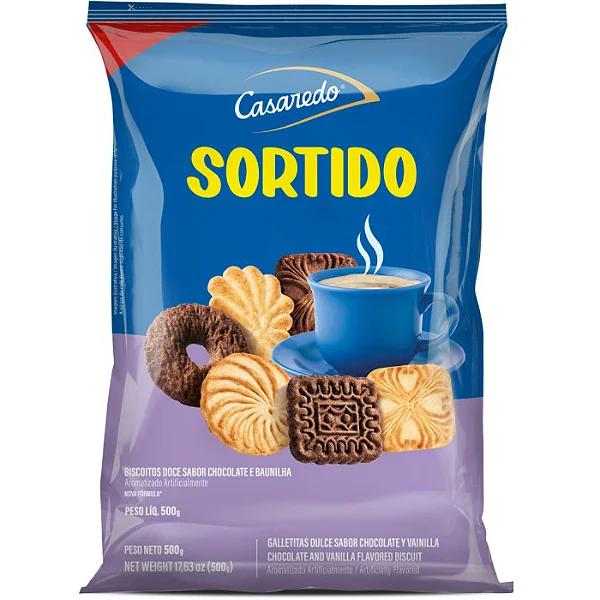 BISCOITO CASAREDO CHOC/BAUNILHA 650G