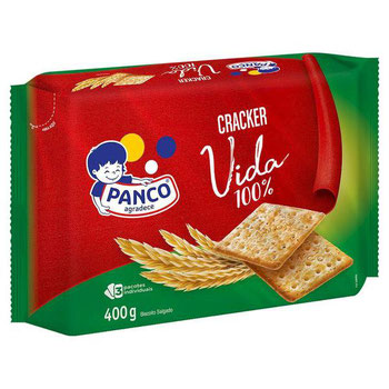 BISCOITO PANCO CRACKER VIDA 400G