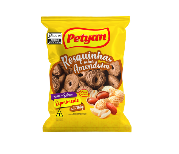 BISC ROSQUINHA PETYAN 300G AMENDOIM