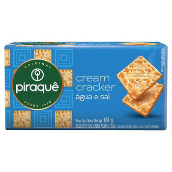 BISCOITO PIRAQUE AGUA E SAL 184G