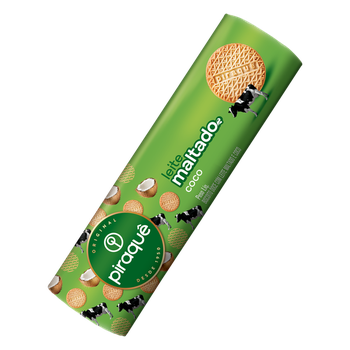 BISCOITO PIRAQUE LEITE E COCO 132G