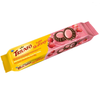 BISCOITO TRIUNFO TORTINI MORANGO 90