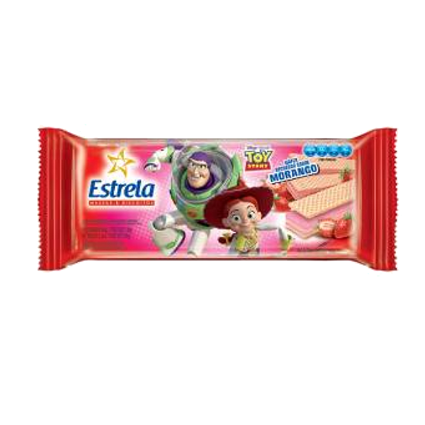 BISC RECH ESTRELA 360G MORANGO