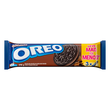 BISCOITO OREO RECHEADO CHOCOLATE 270G