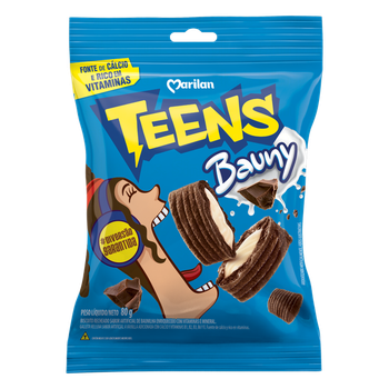 BISCOITO MARILAN TEENS BAUNY 80G