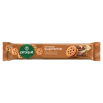BISCOITO PIRAQUE SUPREME CHOCOLATE C/AVE