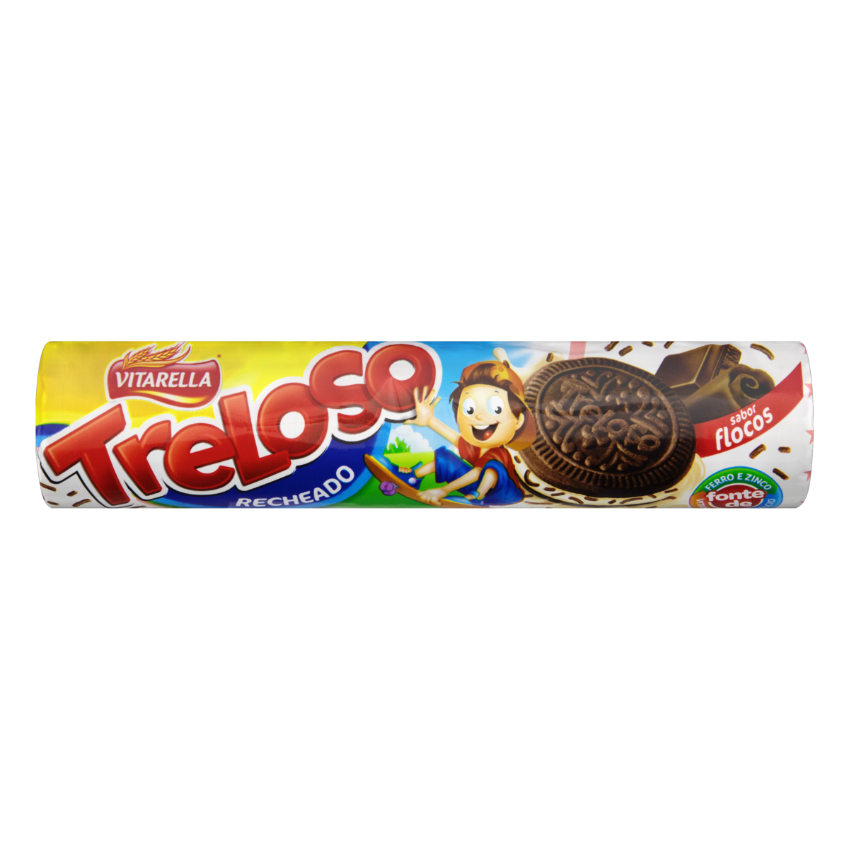 BISCOITO TRELOSO FLOCOS 130G