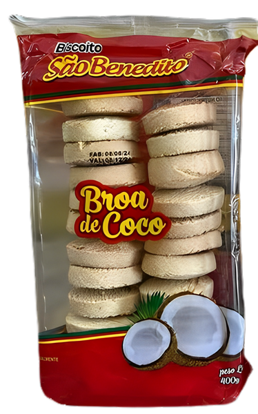 BISC SAO BENEDITO BROA DE COCO 400G