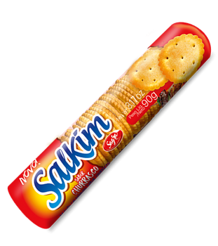 BISCOITO SAGRA SALKIM SABOR CHURRASCO 90