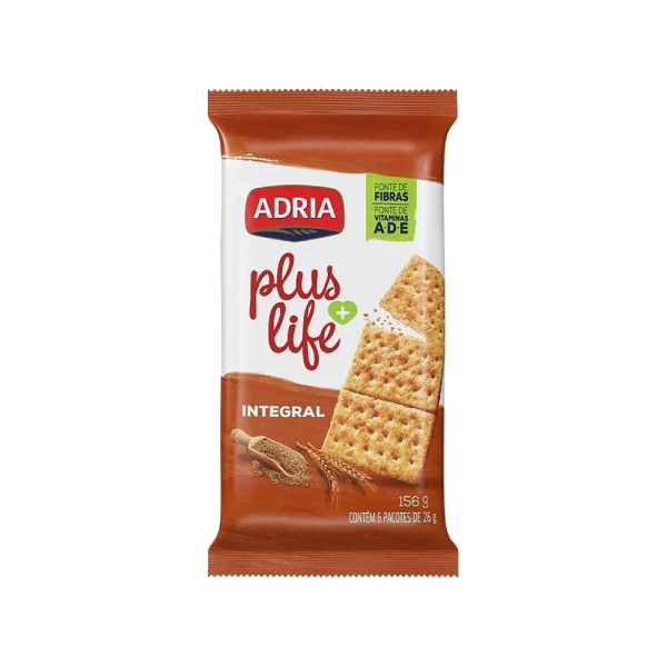 BISCOITO INT ADRIA P LIFE C/6 156G