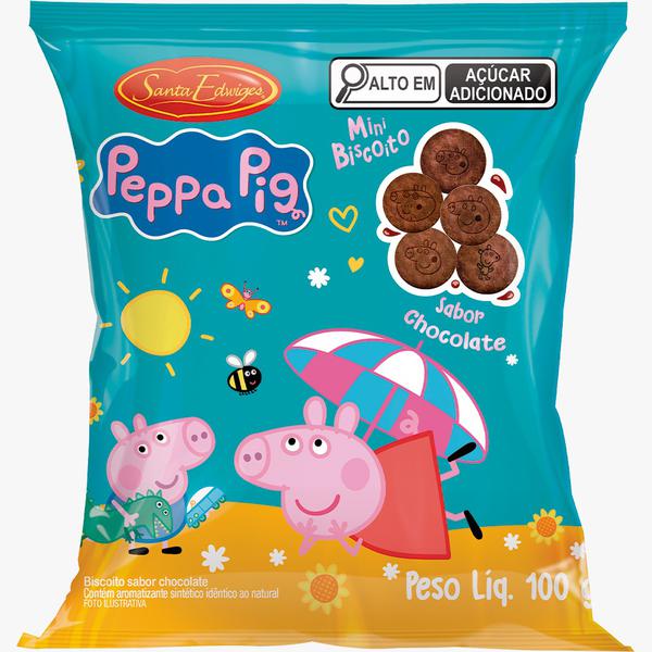 BISC STA EDWIGES PEPPA P 100G CHOCO
