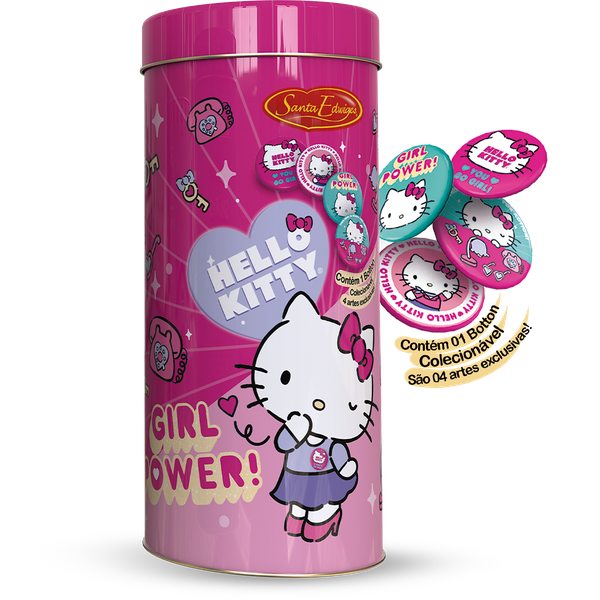 biscoito santa edwiges hello kitty lata 100g leite