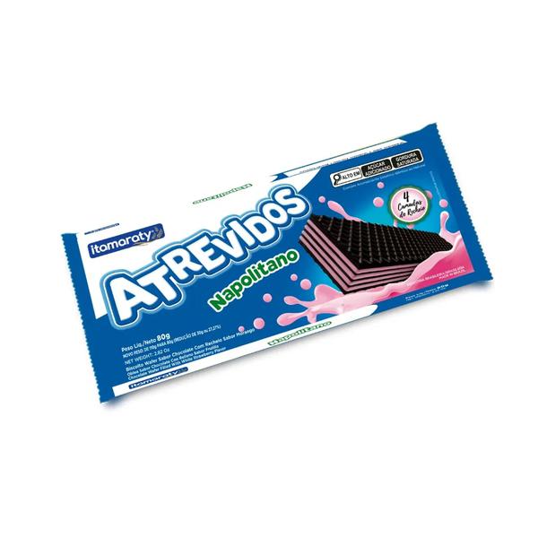 WAFER ATREVIDOS NAPOLITANO 80G