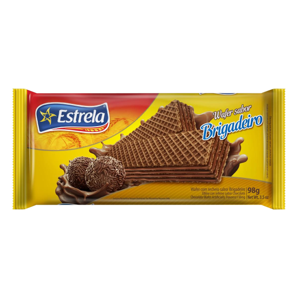 WAFER ESTRELA BRIGADEIRO 80G