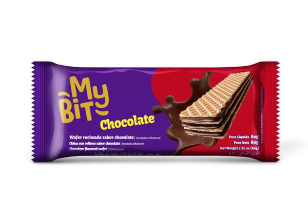 Biscoito Wafer My Bit Chocolate 80gr