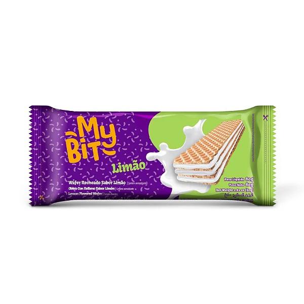 Biscoito Wafer My Bit Limao 80gr