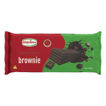 BISCOITO ORQUIDEA WAFER BROWNIE 100G