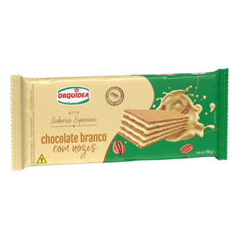 BISCOITO ORQUIDEA WAFER CHOCOLATE BRANCO