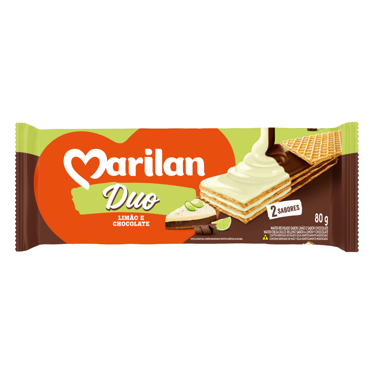 BISC WAFER MARILAN 80G LIMAO CHOC