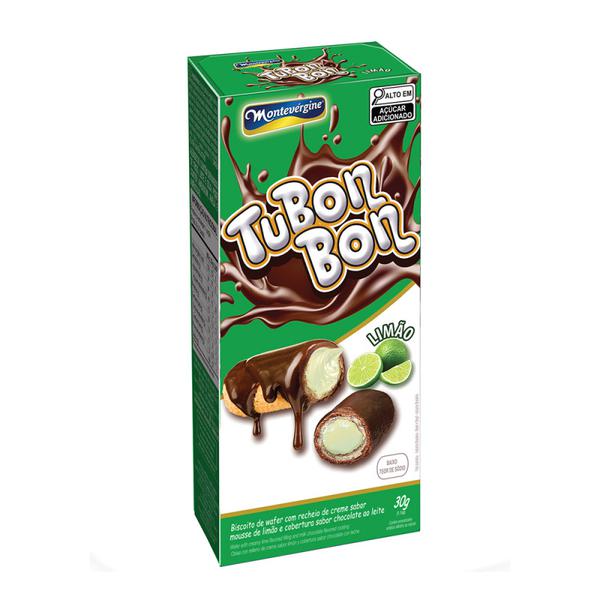 WAFER RECH.MONTEVERGINE TUBON BON 30G LIMAO