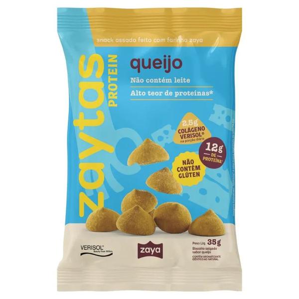 Snack Zaytas Crocante Proteico 35G Queijo