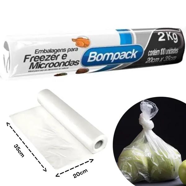 SACO PLASTICO COFFEE FILTERS MICROONDAS E FREEZER 2KG